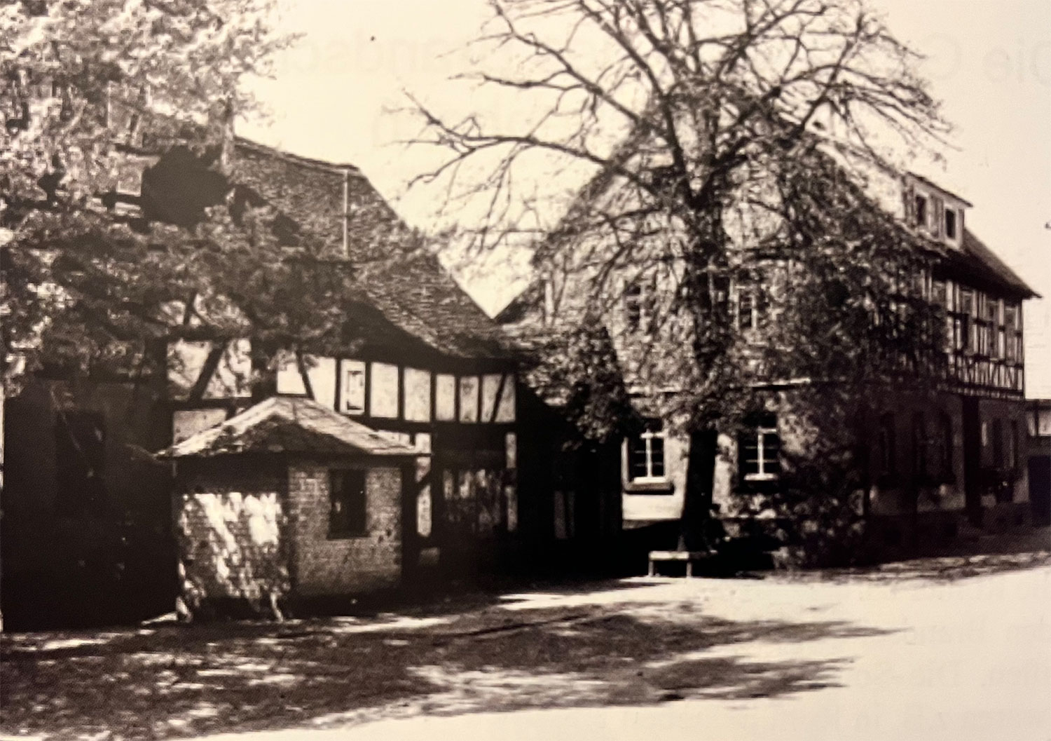 Erstes Feuerwehrhaus in Bleichenbach