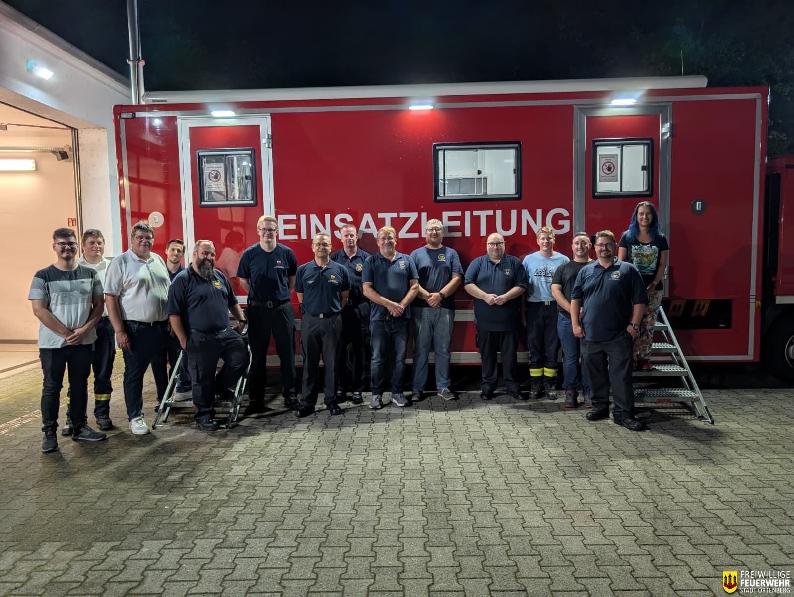 Gemeinsame Übung mit dem ELW 2 aus Echzell