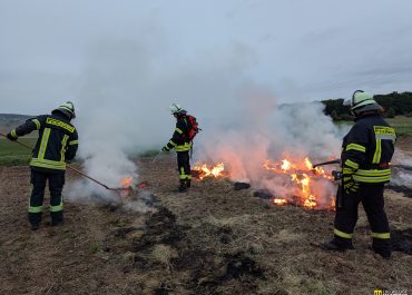 Gemeinsame Übung zum Thema Flächenbrand