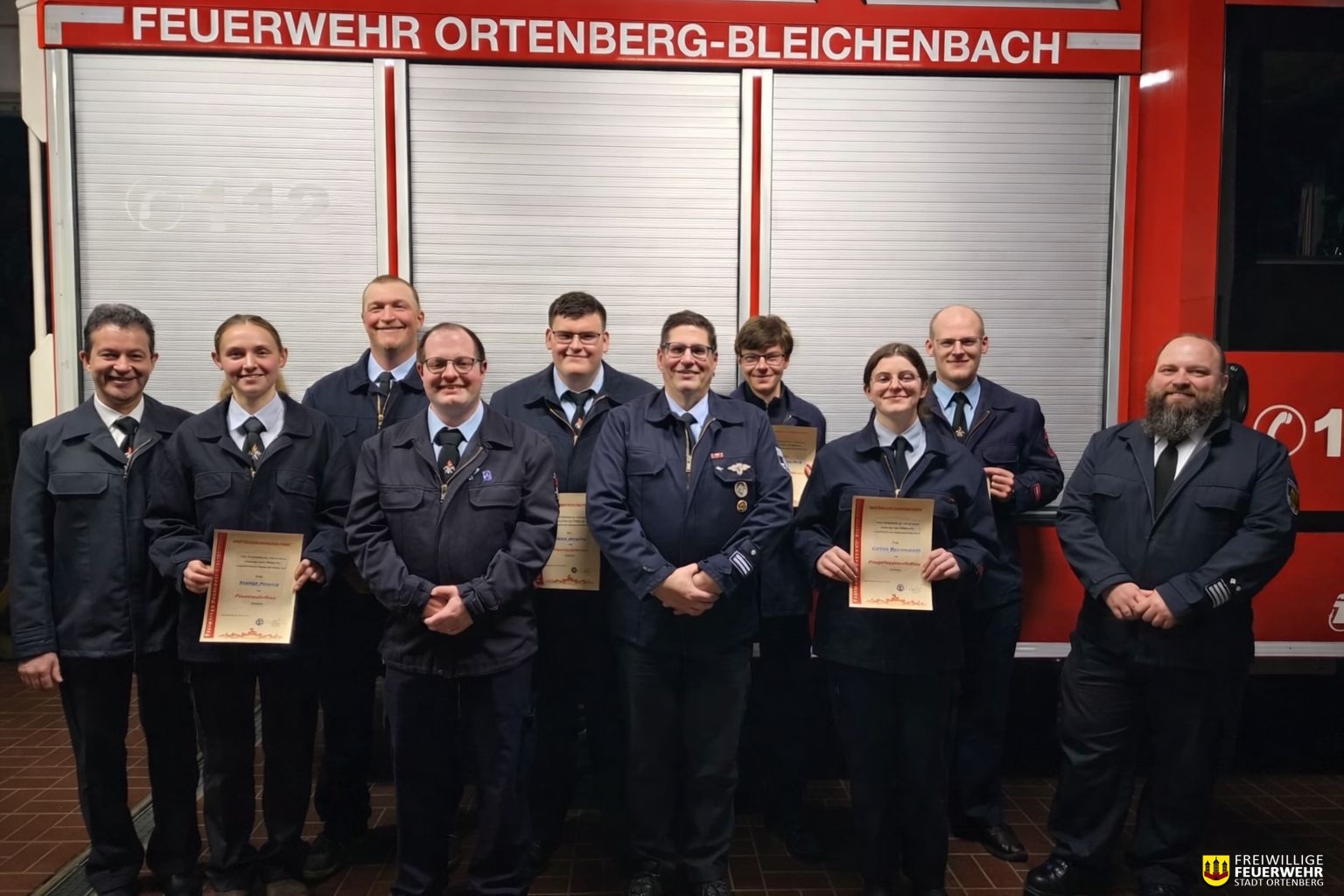 Feuerwehr Bleichenbach: Hohe Einsatzbereitschaft und starke Nachwuchsarbeit