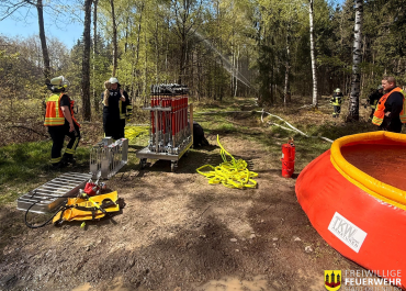 Bericht der Freiwilligen Feuerwehr Bergheim – Waldbrandübung in Ortenberg