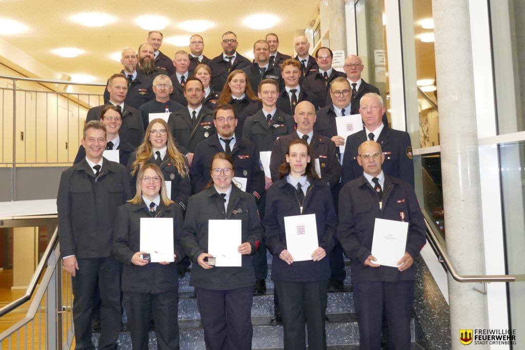 Jahreshauptversammlung aller Feuerwehren der Stadt Ortenberg 2026