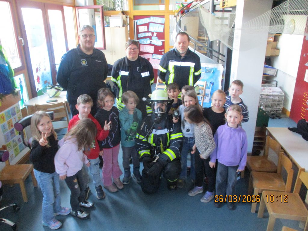 Brandschutzerziehung in der Kita Toga