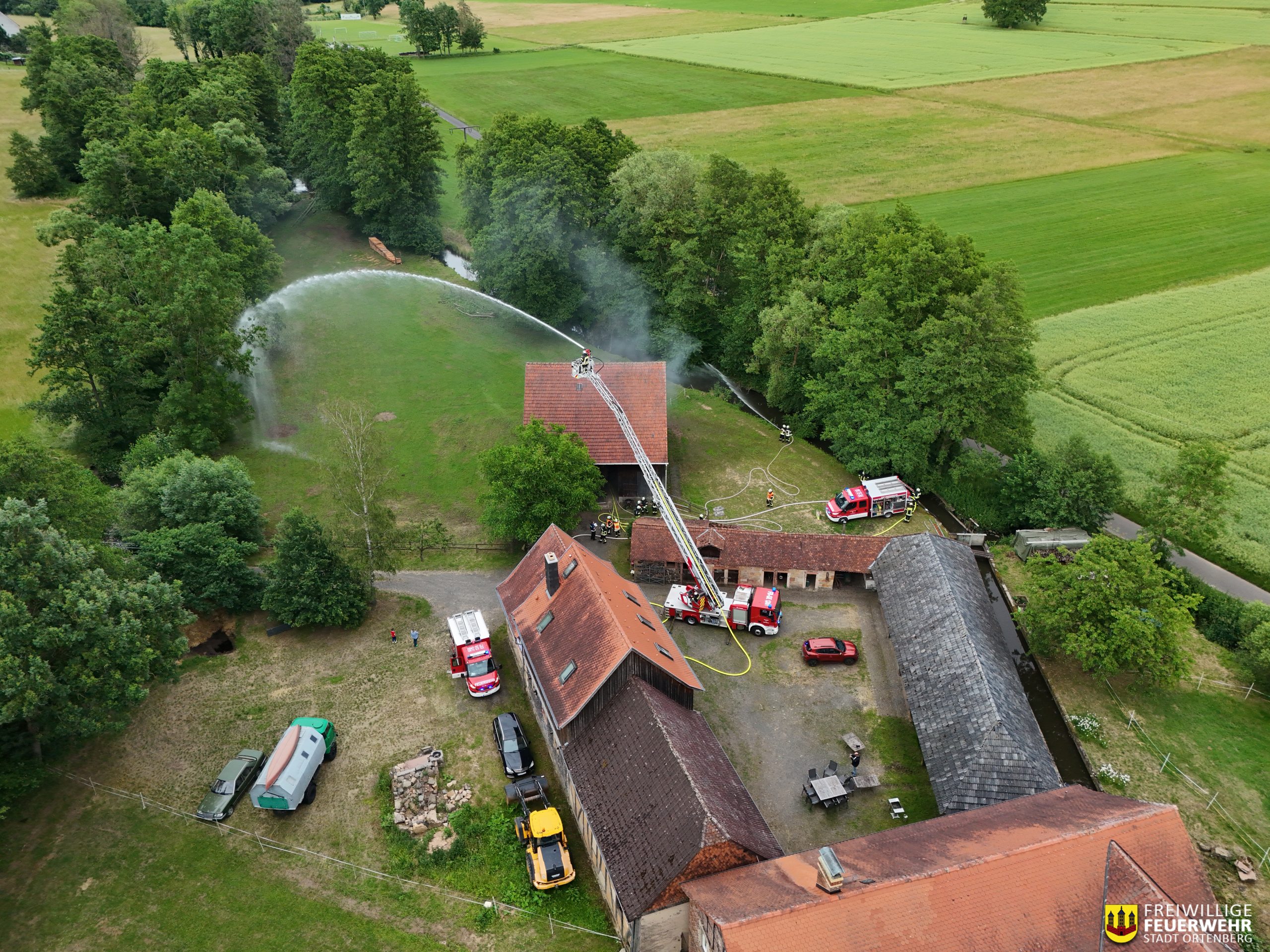 Einsatzübung der Feuerwehren Eckartsborn und Lißberg